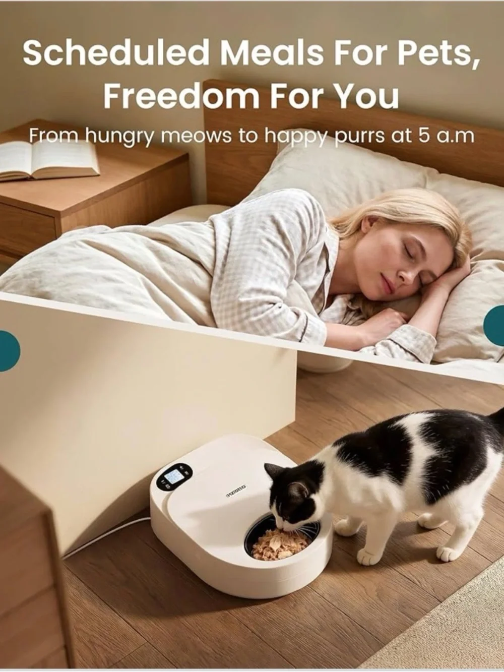 BNIB Refrigerated Automatic Cat Feeder Wet Food with Semiconductor Cooling
